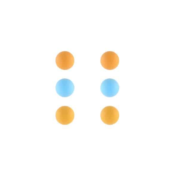 Contrasting Color Candy Color Girl Heart Three Pairs Of Earrings Set Round Earrings Women