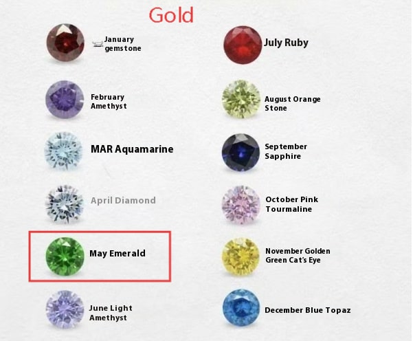 Zircon Contrast Color Necklace Clavicle Chain Light Luxury High-grade Birthday Stone