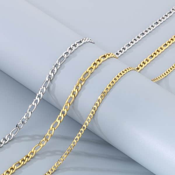 European And American Stainless Steel Simple Jewelry Men's And Women's Hip Hop Cuban Necklace