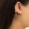 European And American Cross-border Simple Cross Butterfly Set Earrings