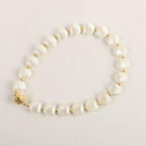 Gold And Silver Pearl Chain Magnetic Snap Bracelet Magnetic Snap