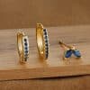 Lady Temperament Trendy Earrings Buckle Stud 3-piece Set