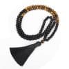 Vintage Versatile Tiger Eye Stone Tassel Sweater Chain
