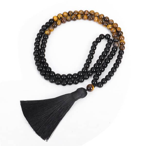 Vintage Versatile Tiger Eye Stone Tassel Sweater Chain