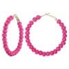 Set Rose Red Geometric All-match Earrings For Women
