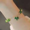 Women's New Chinese Zircon Maple Leaf Pendant Adjustable