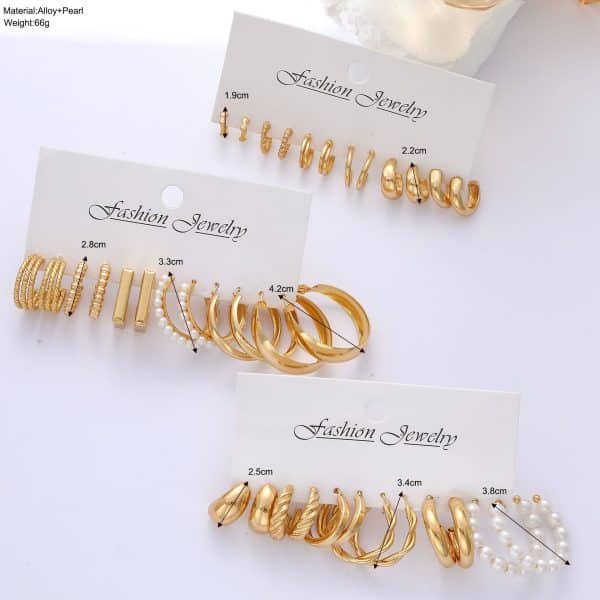 Women's Fashion Creative Personalized Earrings Suit