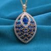 Creative Design Color Zircon Pendant Necklace