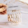Vintage Versatile Earring Metallic Suit