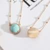 European And American Style Jewelry Simple Pendant Natural Stone