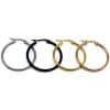 316L Stainless Steel Large Circle Coil Earrings