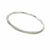 Affordable Luxury Fashion Half Circle Full Diamond Mobius Bracelet