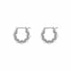 Circle And Pearl Earrings Special-interest Design Personality