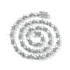 Fashion 6mm Star Zircon Tennis Chain Necklace For Men