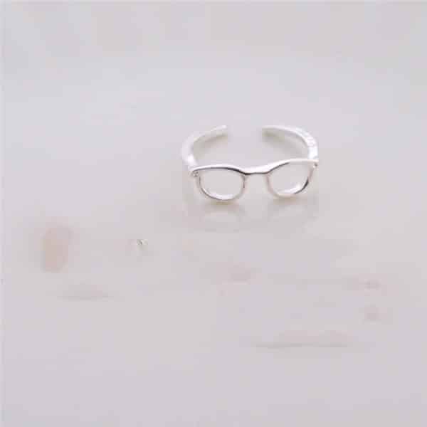 Women's Korean-style Personality Couple Half-open Adjustable Glasses Ring