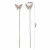 Butterfly Copper Micro Set Zircon Tassel Ear Line Femininity Senior Sense Long Tassel Face Thin Delicate Earrings