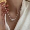 Chain Design Sense Net Red Tide Necklace