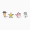 Women's Fashion Color Zircon Earring Set