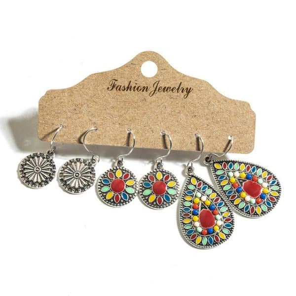 Women's Creative Boho Oil Drop Earrings