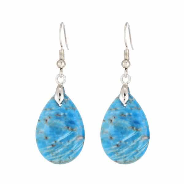 Bohemian Drop-shaped Multicolor Stone Earrings