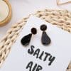 Drop Glaze Geometric Earrings Irregular Round Square Drop Earrings
