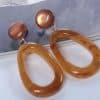 Drop style resin earrings
