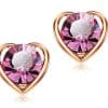 Peach Heart Jewelry Set