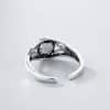 Todorova New Fashion Jewelry Ring Single Blue Stone