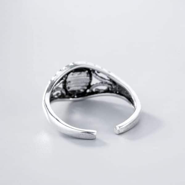 Todorova New Fashion Jewelry Ring Single Blue Stone