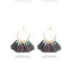 Big Round Drop Dangle Earrings