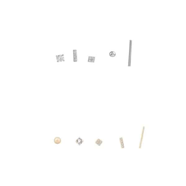 Silver Stud Set