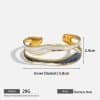 Women's Stainless Steel Drip Bracelet Adjustable Opening