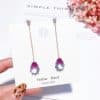 Water drop earrings