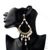 Water drop imitation pearl earrings women