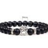 8mm Wooden Bead Turquoise Yoga Bracelet DIY Agate