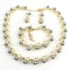 Three-piece women's jewelry set