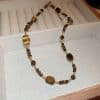 Sun Pendant Stainless Steel Necklace