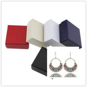 Drop-shaped alloy pendant earrings