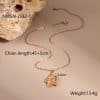 European And American Dignified Flowers Necklace Titanium Steel Earrings Open Ring