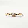 Can Be Combined Silver Plating 9k Gold Open Ring