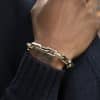 European And American Hip-hop Street Thick Antique Bronze Titanium Steel Bracelet