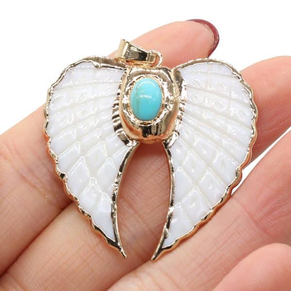 Exquisite Gift Natural Stone Semi-precious Stone Carved Pendant