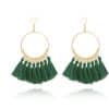 Big Round Drop Dangle Earrings