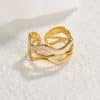 Women's Fashionable All-match Titanium Steel Ring