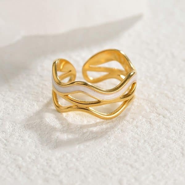 Women's Fashionable All-match Titanium Steel Ring