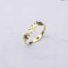 Women's All-match Fashionable Stainless Steel Leaf Diamond Bracelet