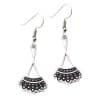 Drop oil alloy stud earrings