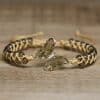 Vintage Winding Tea Crystal Round Beads A String Of Beads Bracelet