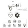 Exquisite zircon earring set