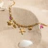Dolphin Shell Turtle Dripping Five-pointed Star Necklace
